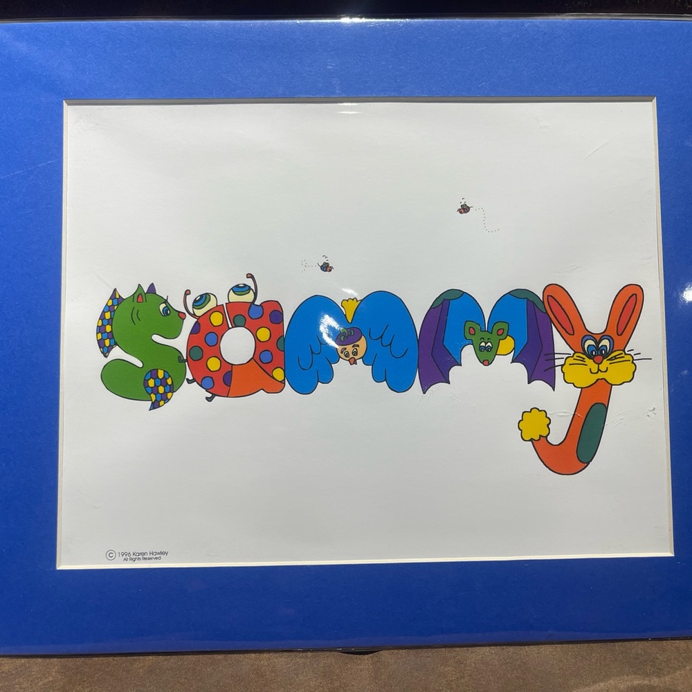 👻🎃CLEARANCE🎃👻 NWOT alpha critters ”Sammy” art